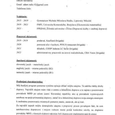 Zivotopis Radic